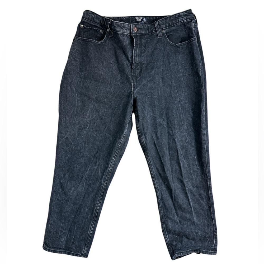 Abercrombie Curve Love High Rise Mom Jeans